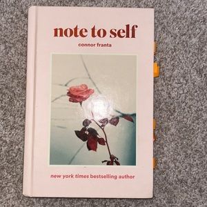 Note to Self by Connor Franta annotated book